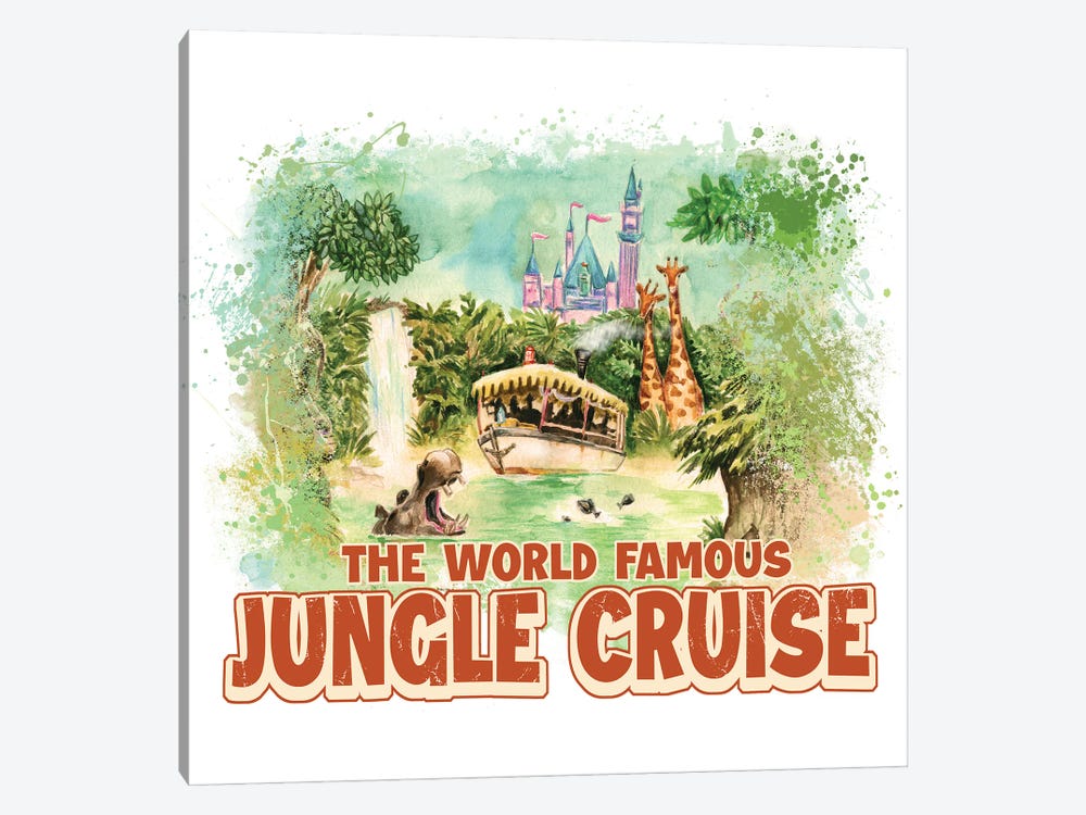 Jungle Cruise by Ephrazy Graphics 1-piece Canvas Art