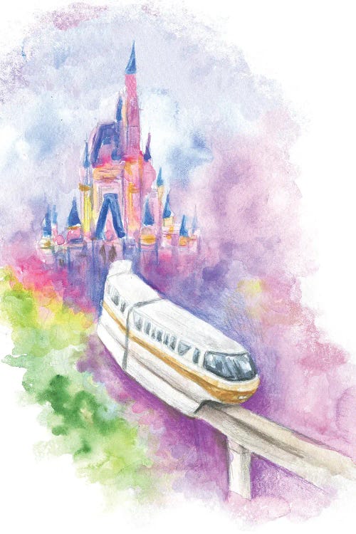 Monorail I by Ephrazy Graphics wall art