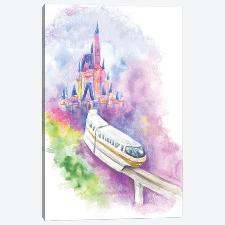 Monorail I Canvas Print #EPG180} by Ephrazy Graphics Canvas Wall Art