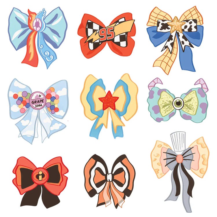 Pixar Bows