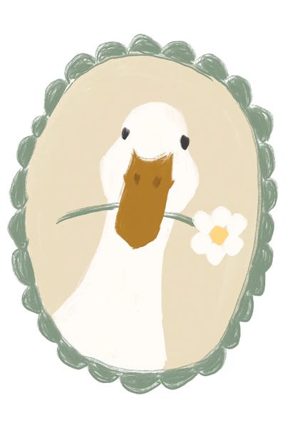 Canvas Print: Silly Goose by Ephrazy Graphics