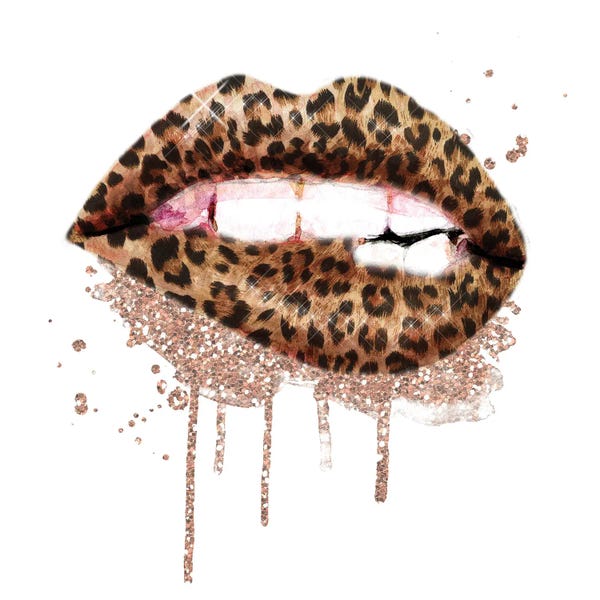 Decorative: Leopard Lips by Ephrazy Graphics