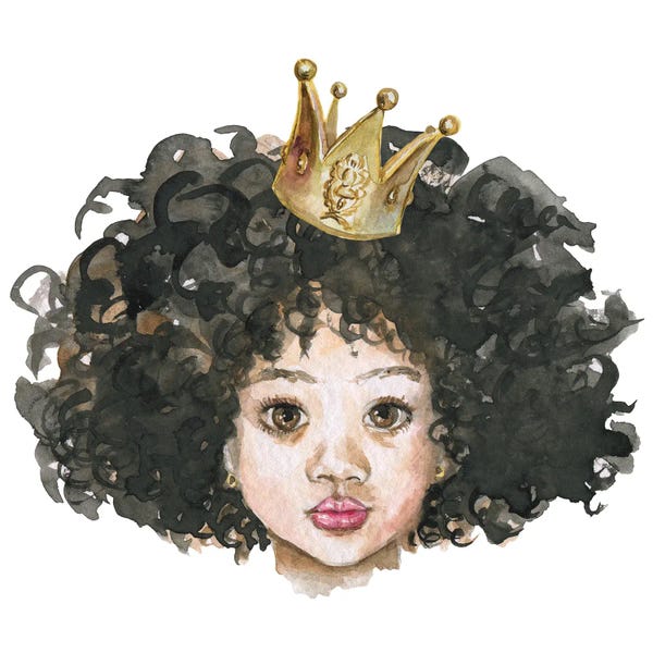 Crowns: Afro Little Princess by Ephrazy Graphics