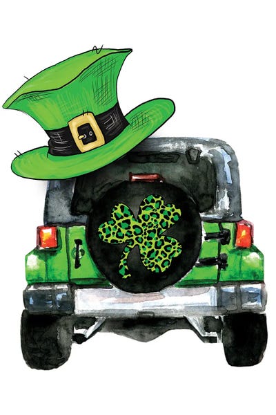 St. Patrick Day Jeep