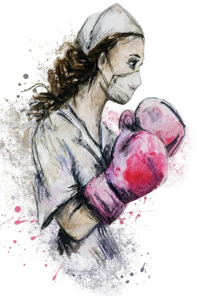 Human & Civil Rights: Fighting Nurse II by Ephrazy Graphics