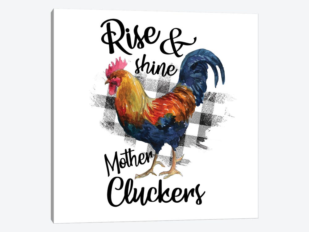 Rooster. Rise And Shine by Ephrazy Graphics 1-piece Art Print