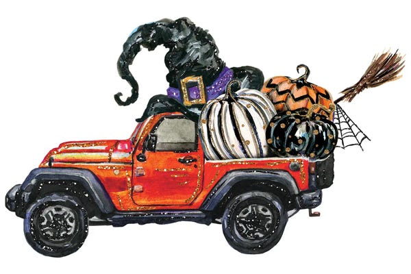 Jeep: Halloween Jeep by Ephrazy Graphics