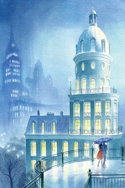 Elena Prokhorova: Rain In An Unknown City by Elena Prokhorova