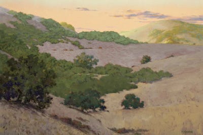 San Juan Bautista Hills by Ed Penniman art print