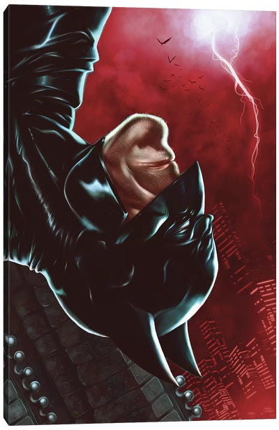 Dark Knight Canvas Art Print - Superhero Art