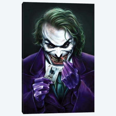 Joker Canvas Print #EPP16} by Alvin Epps Canvas Art