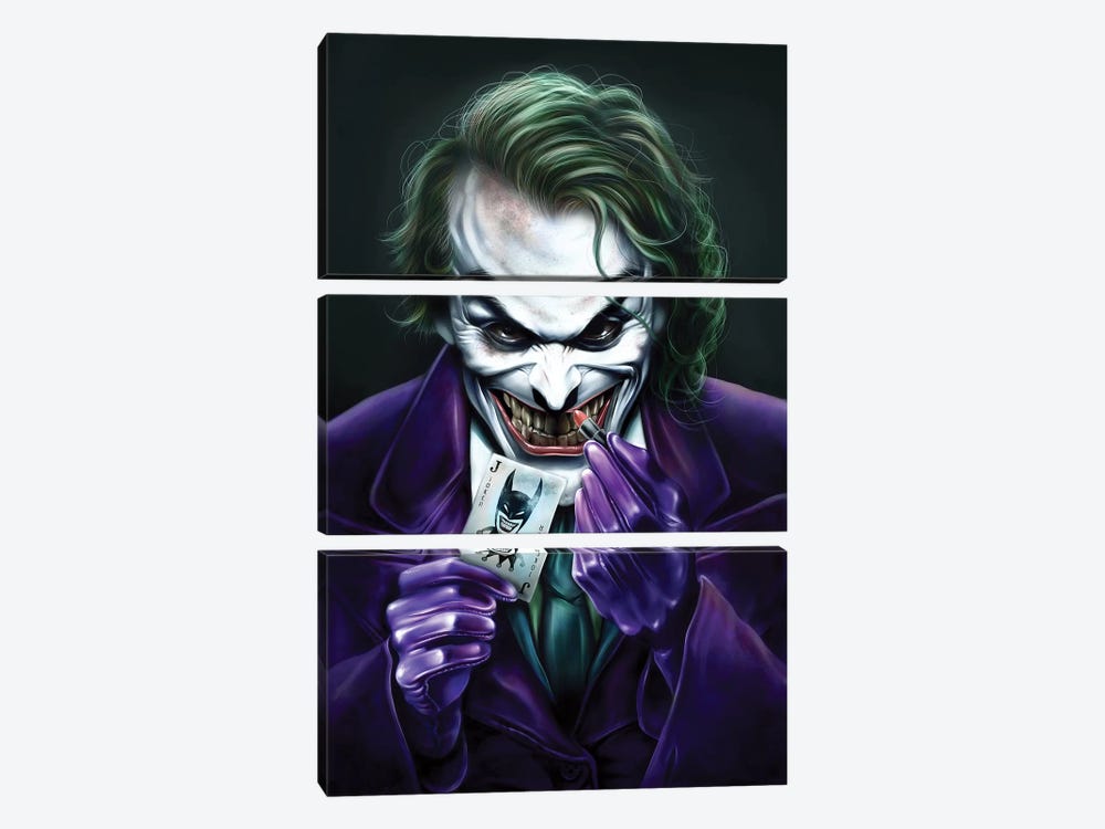 Joker by Alvin Epps 3-piece Canvas Artwork