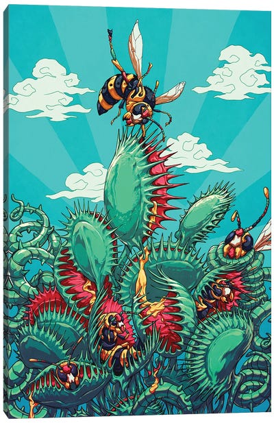Flytrap Canvas Art Print - Alvin Epps