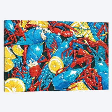 Crawfish Cuisine Canvas Print #EPP35} by Alvin Epps Canvas Art