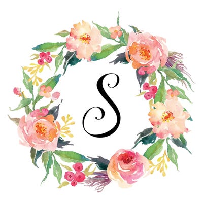 S (Initial) by Eden Printables gallery poster