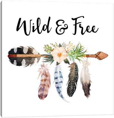 Wild & Free Canvas Art Print - A Word to the Wise