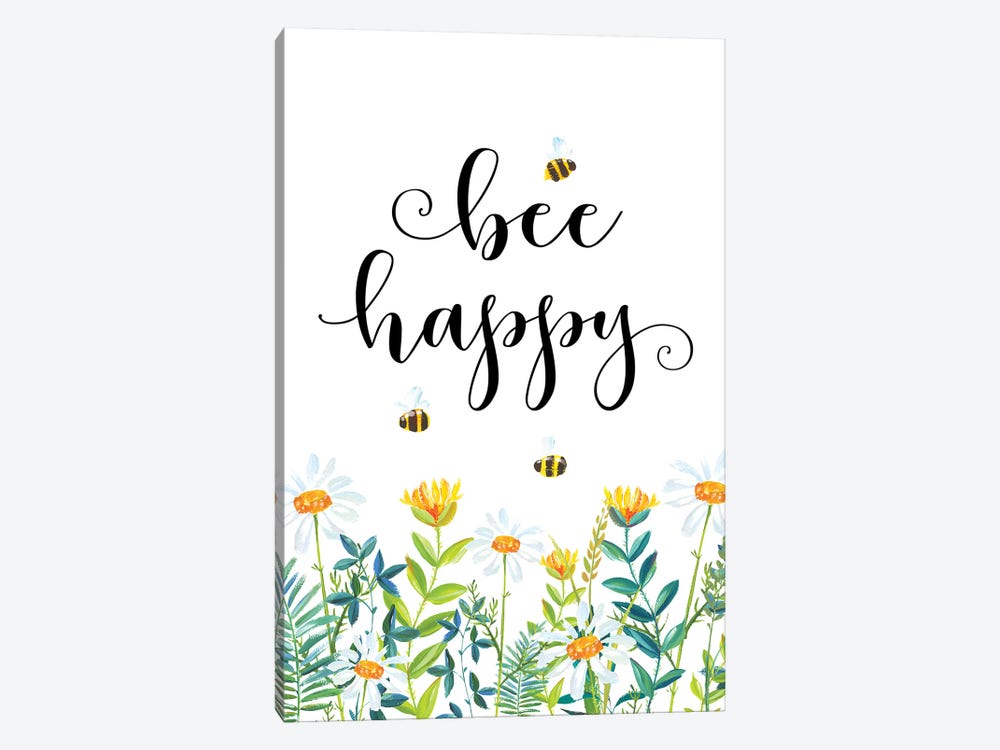 Bee Happy by Eden Printables 1-piece Art Print