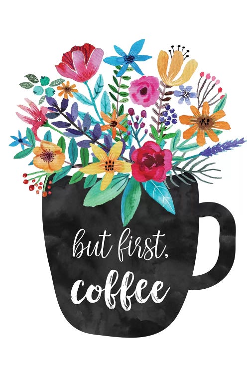 But First Coffee by Eden Printables wall art