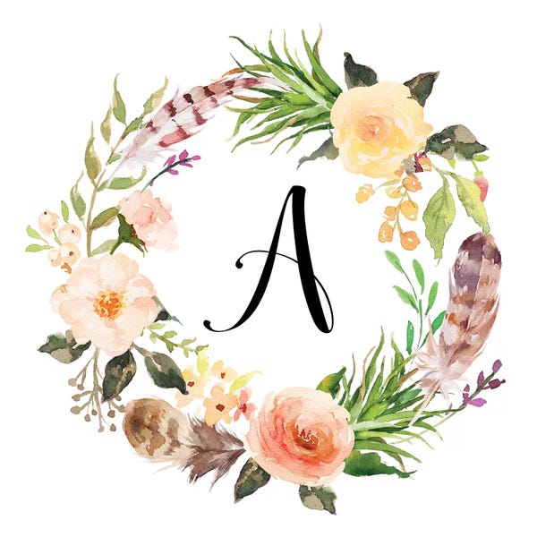 The Letter A: A (Initial) by Eden Printables