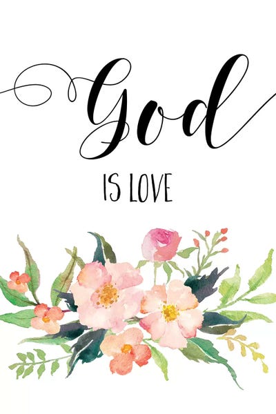 Romantic Bedroom (Love): God Is Love by Eden Printables