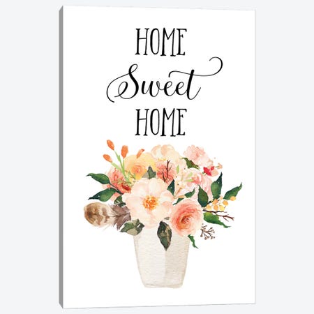 Home Sweet Home II Canvas Print #EPT53} by Eden Printables Canvas Print