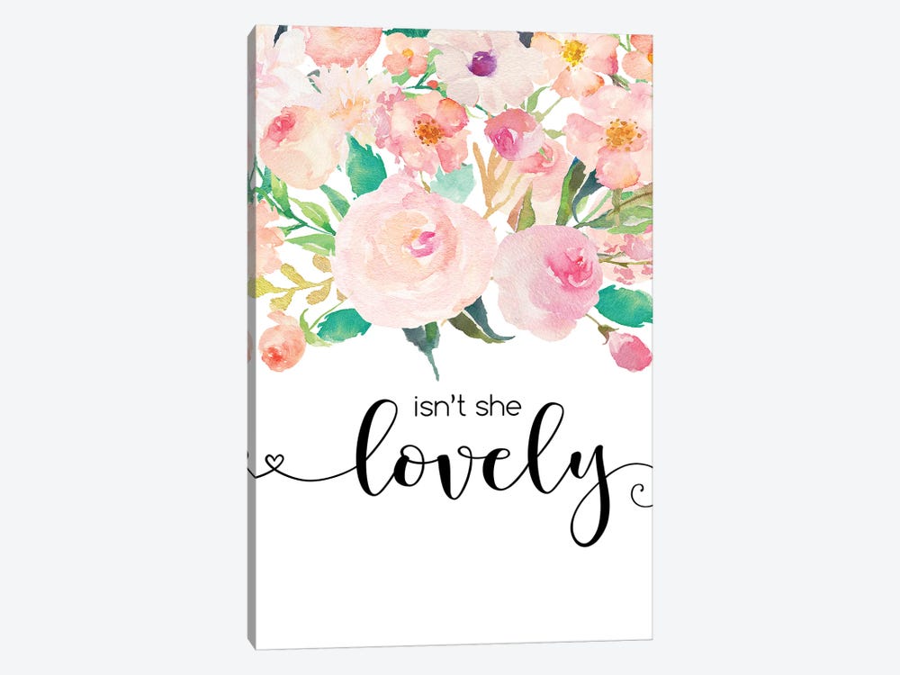 Isn't She Lovely by Eden Printables 1-piece Canvas Art