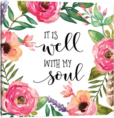 It Is Well With My Soul Canvas Art Print - Zen Master