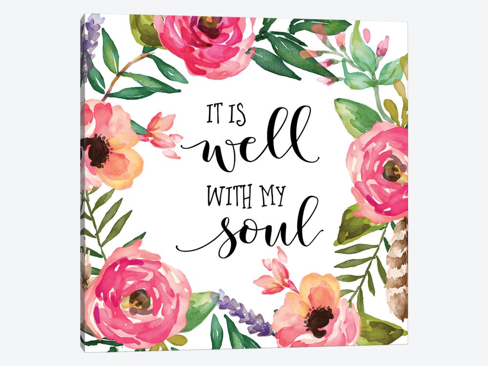 It Is Well With My Soul by Eden Printables 1-piece Art Print