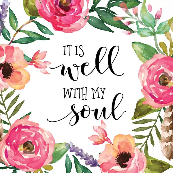 Zen Master: It Is Well With My Soul by Eden Printables