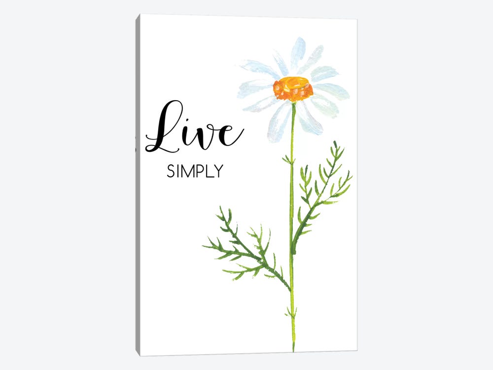 Live Simply by Eden Printables 1-piece Canvas Wall Art