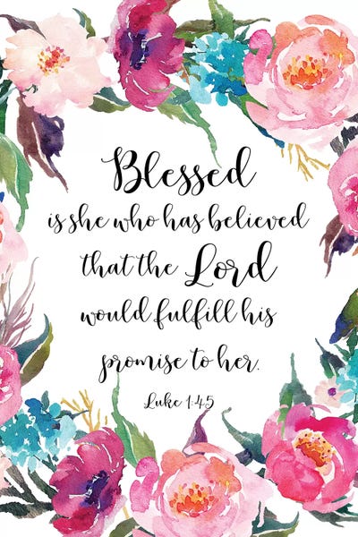 Eden Printables: Luke 1:45 by Eden Printables