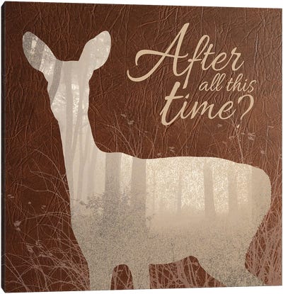 After All This Time Canvas Art Print - Deer Art