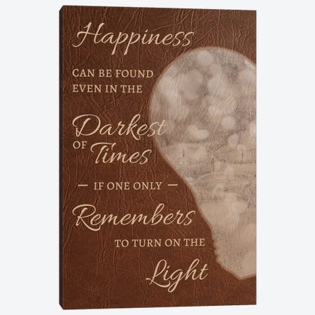 Happiness Can Be Found Canvas Print #EQU2} by 5by5collective Canvas Artwork