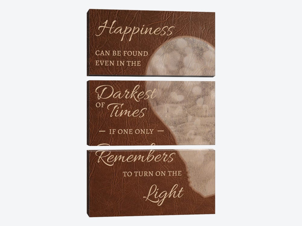 Happiness Can Be Found by 5by5collective 3-piece Canvas Artwork