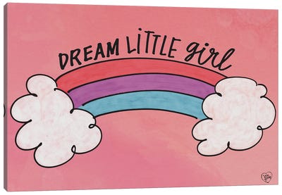 Dream Little Girl Canvas Art Print - Erin Barrett