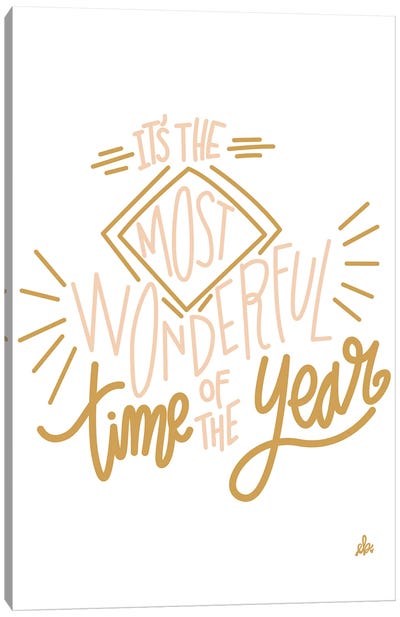 It's The Most Wonderful Time Of The Year   Canvas Art Print - Erin Barrett