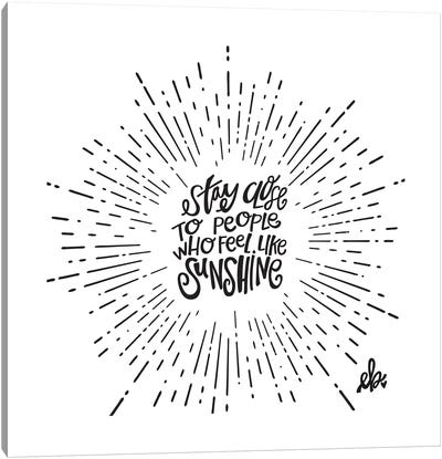 Feel Like Sunshine Canvas Art Print - Erin Barrett