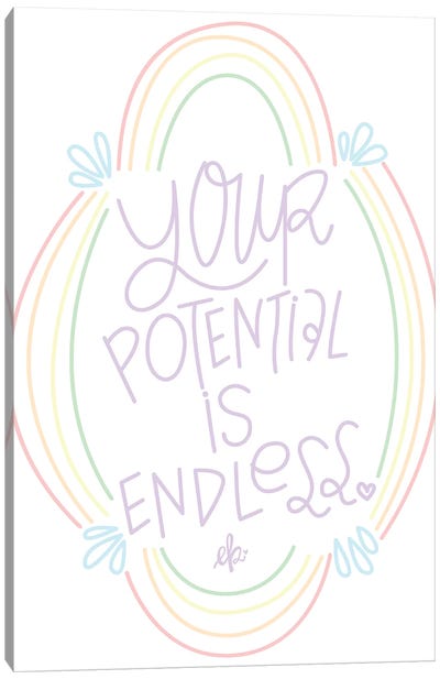 Your Potential is Endless Canvas Art Print - Erin Barrett