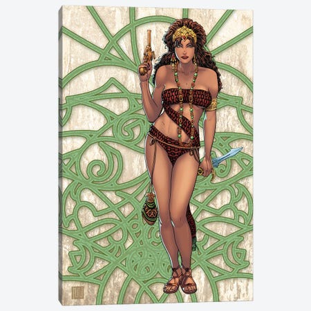 Duare™, Princess of Venus™ Canvas Print #ERB144} by Mike Wolfer Canvas Art Print