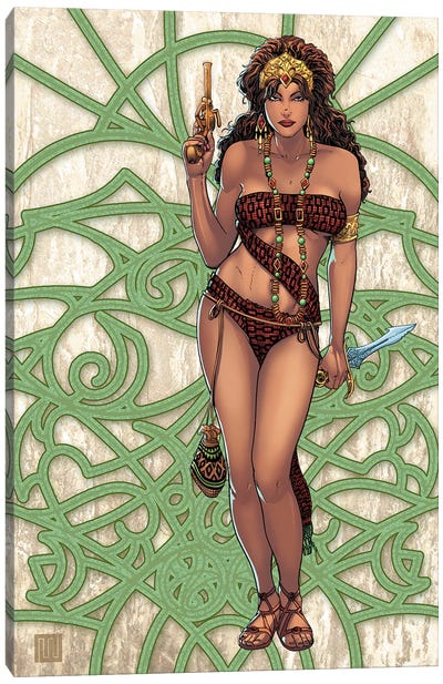 Duare™, Princess of Venus™ Canvas Art Print - Warrior Art