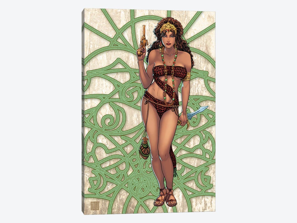 Duare™, Princess of Venus™ by Mike Wolfer 1-piece Art Print