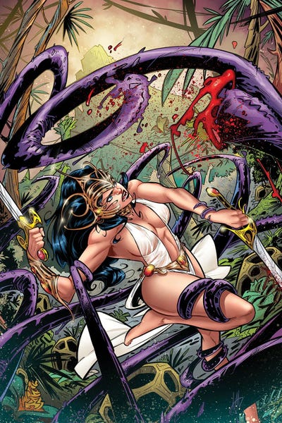 Book illustrations: The Moon Maid™ - Catacombs Of The Moon 2 by Alessandro Mircolo and Beezzz Studio