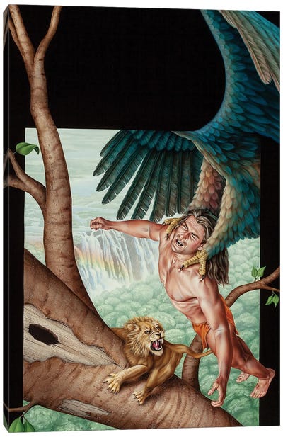 Jungle Tales Of Tarzan® Canvas Art Print - Tarzan