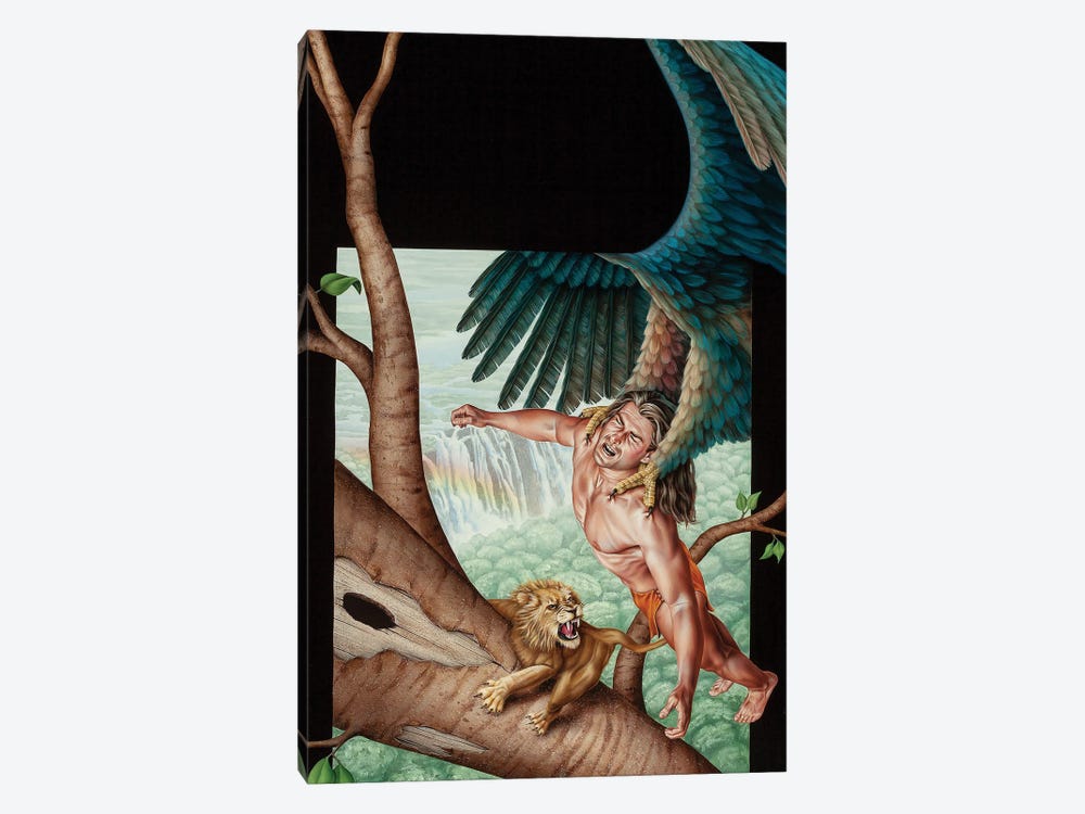 Jungle Tales Of Tarzan® by Barclay Shaw 1-piece Canvas Art Print