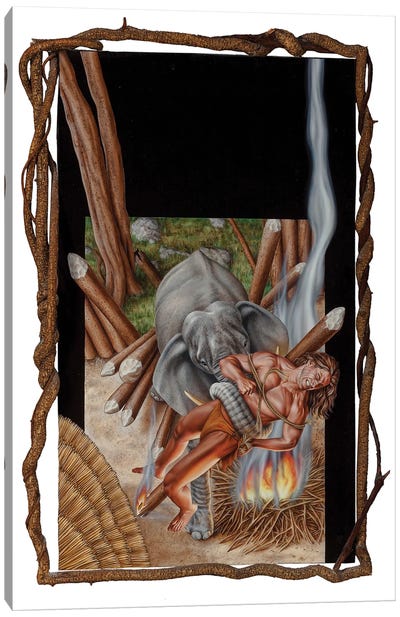 The Son Of Tarzan® Canvas Art Print - Book Illustrations 