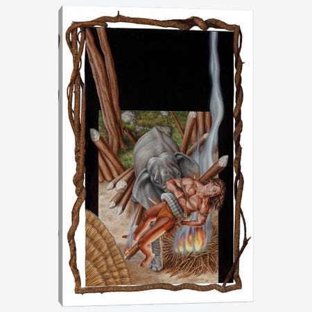 The Son Of Tarzan® Canvas Print #ERB151} by Barclay Shaw Canvas Print