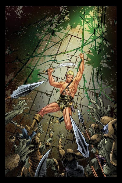 Book illustrations: Carson Of Venus® - Realm Of The Dead 1 Main by Cyrus Mesarcia and Periya Pillai