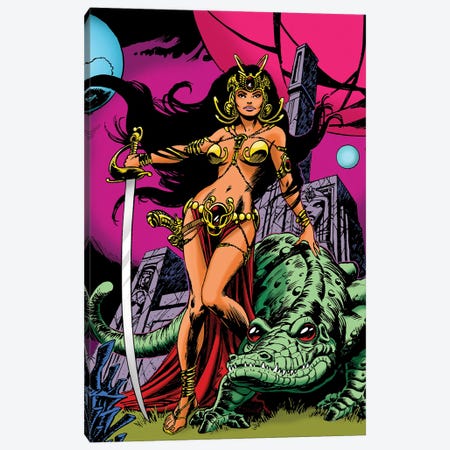 Dejah Thoris® Canvas Print #ERB157} by Dave Cockrum and Mike Wolfer Canvas Wall Art