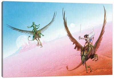 John Carter Of Mars® Canvas Art Print - The Edgar Rice Burroughs Collection