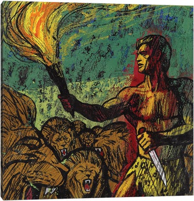 Tarzan® The Magnificent Canvas Art Print - The Edgar Rice Burroughs Collection